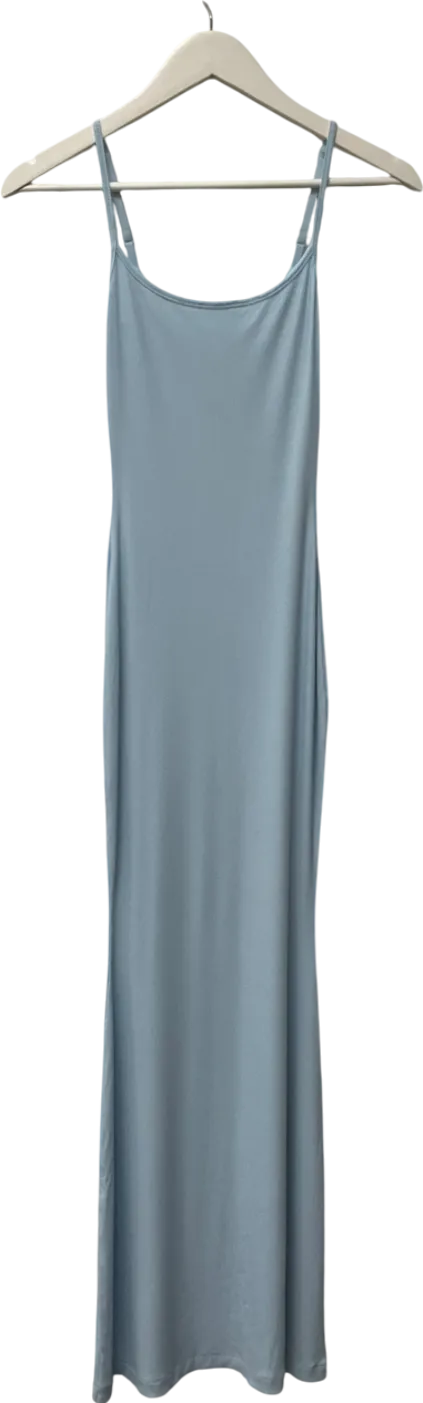SKIMS Blue Soft Lounge Long Slip Dress - Celeste UK S