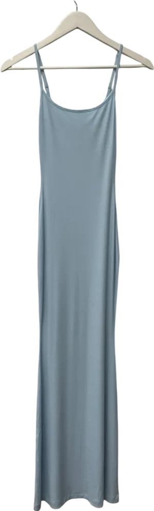 SKIMS Blue Soft Lounge Long Slip Dress - Celeste UK S