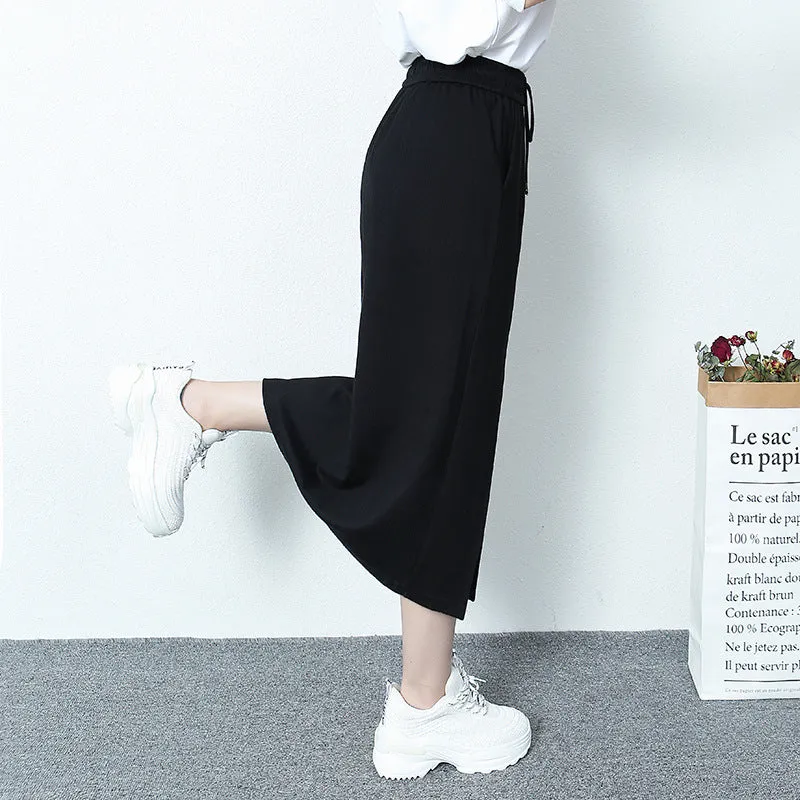 Slim High Waist Half Skirt with Slit