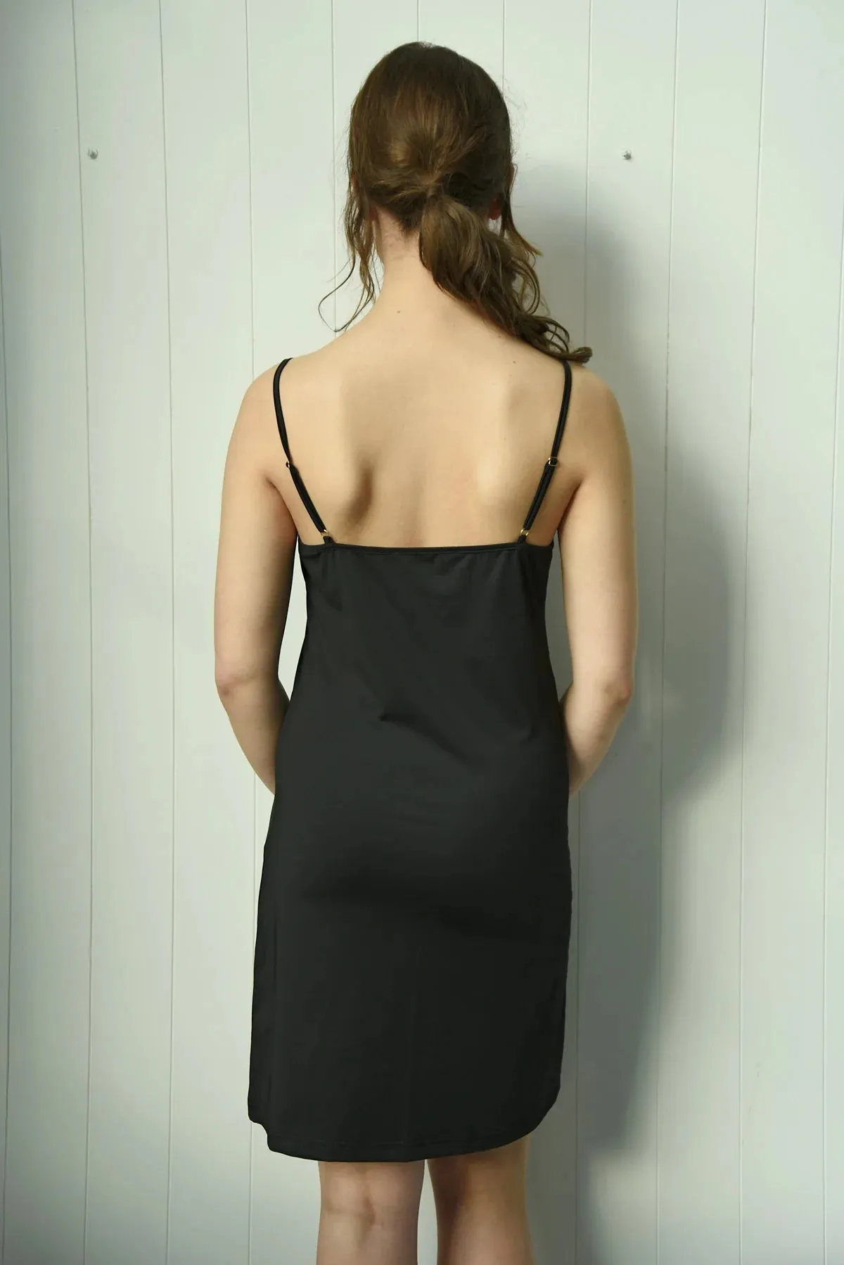 Slip Away With Me Slip - Black
