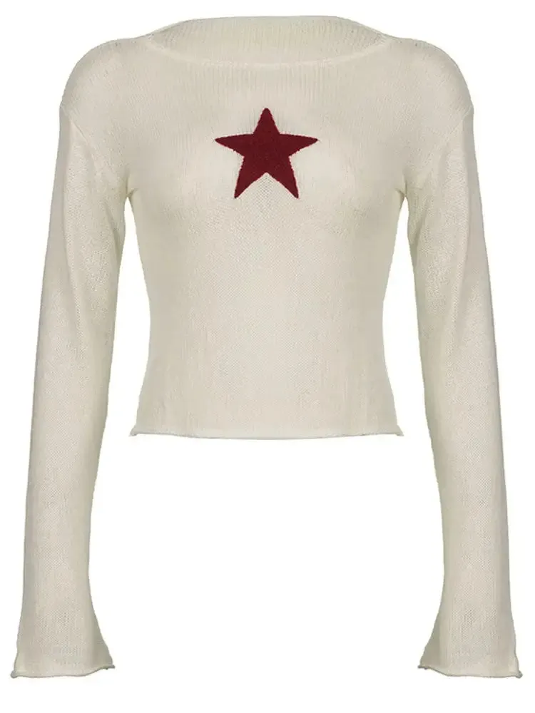 Star Knit Sweater