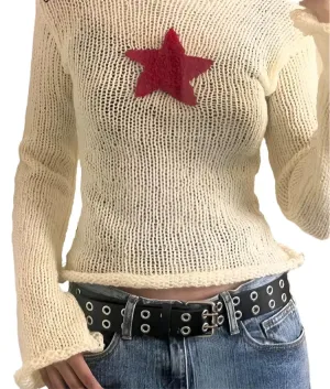 Star Knit Sweater