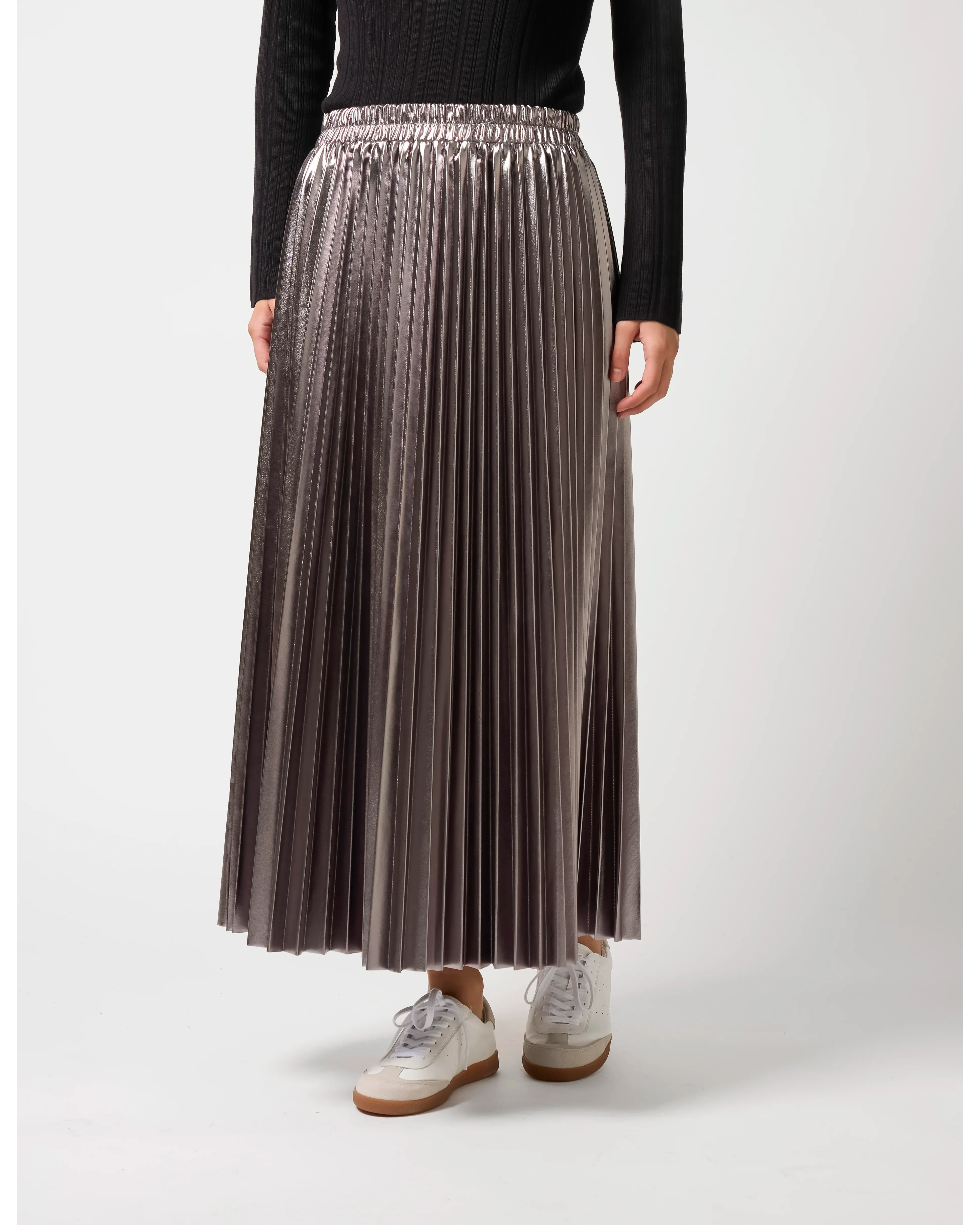 Stella   Gemma Casette Skirt | Gunmetal