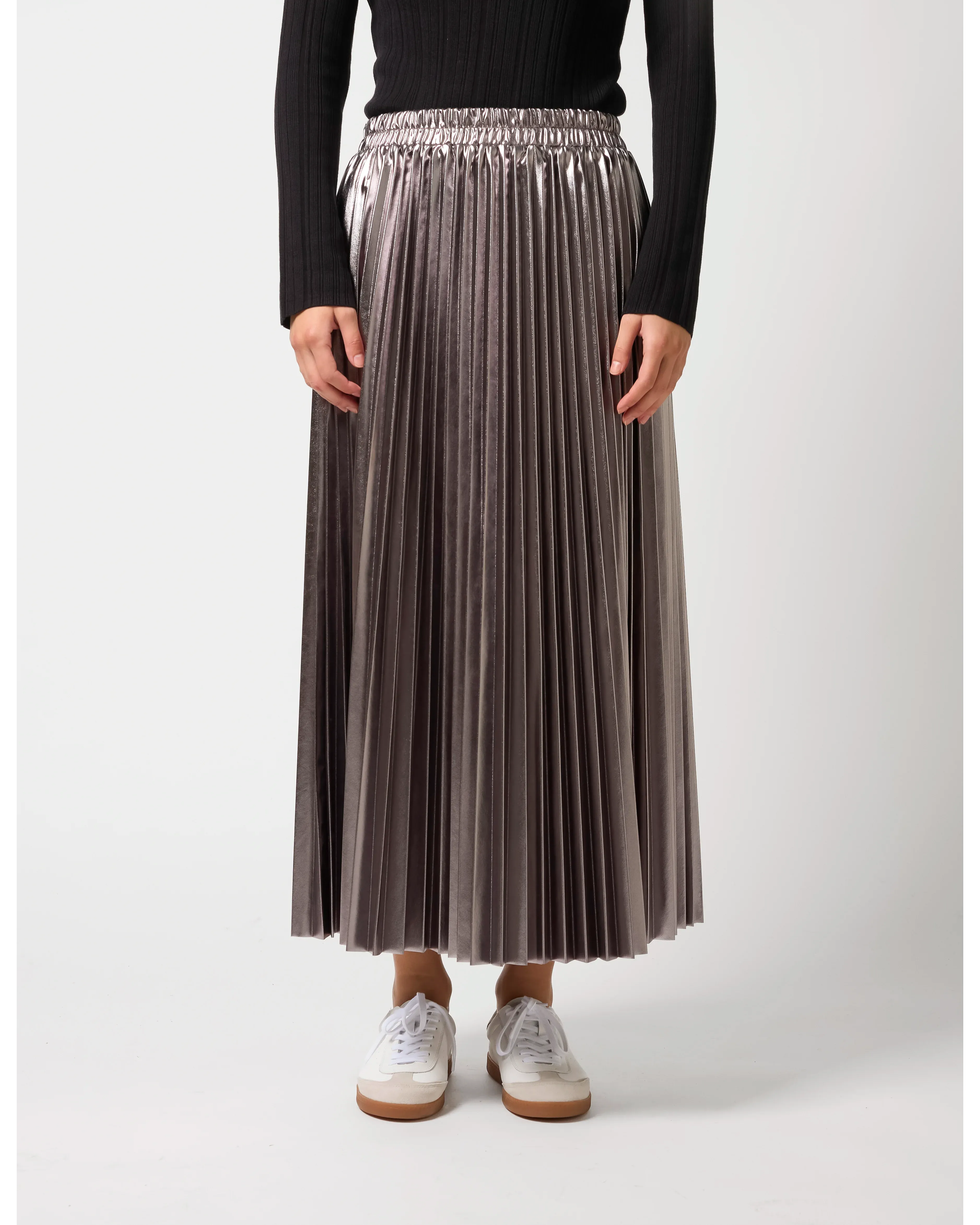 Stella   Gemma Casette Skirt | Gunmetal
