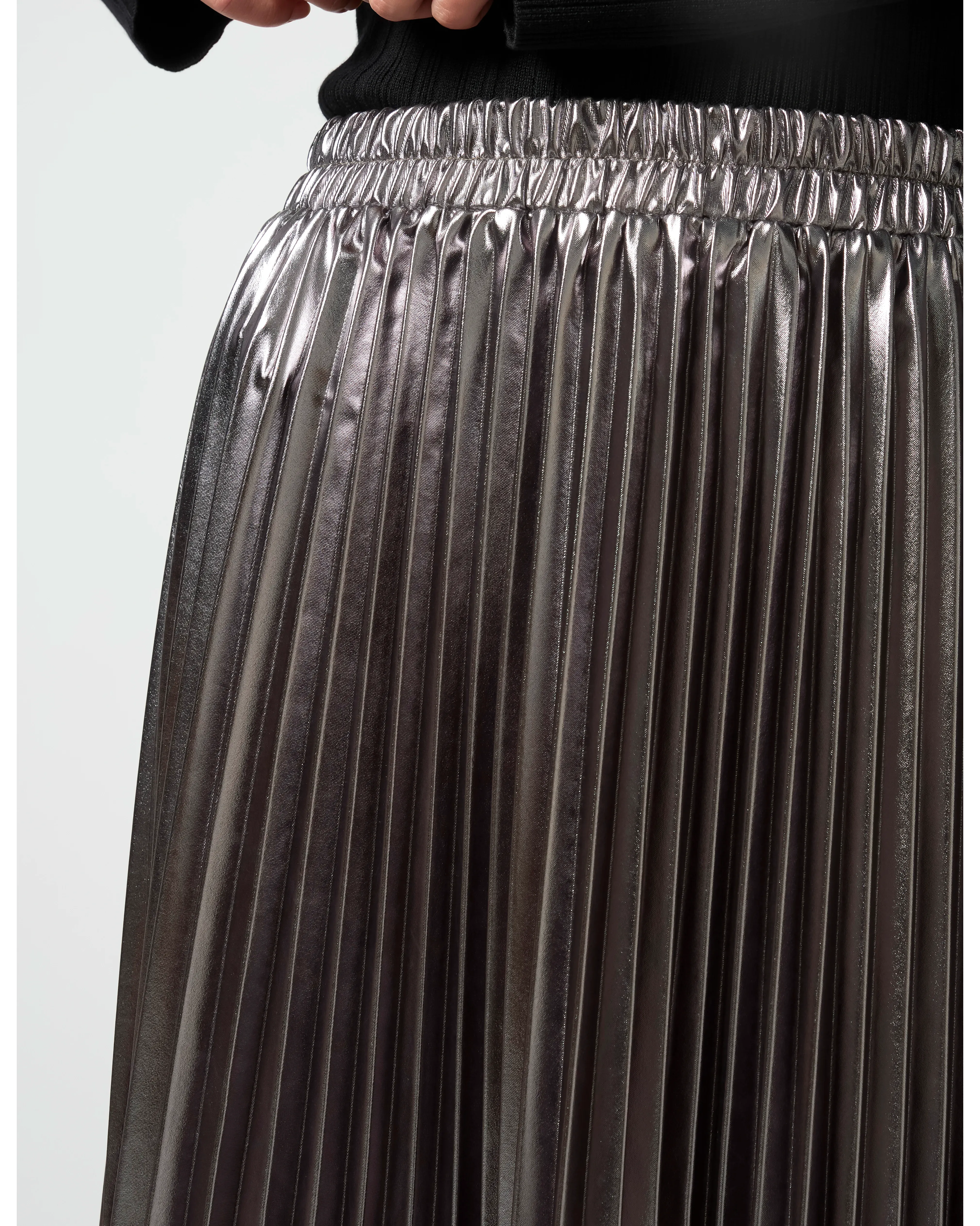 Stella   Gemma Casette Skirt | Gunmetal