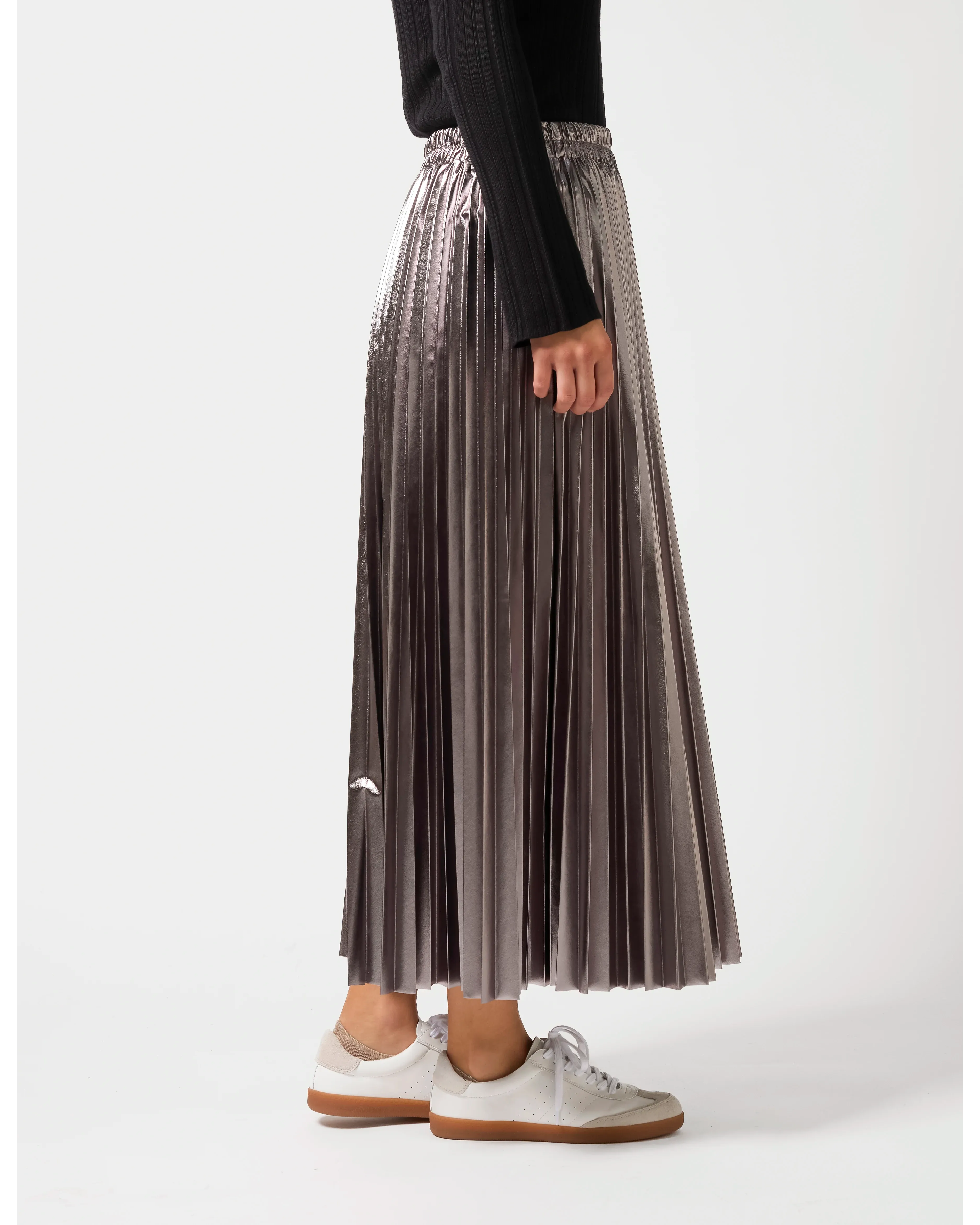 Stella   Gemma Casette Skirt | Gunmetal