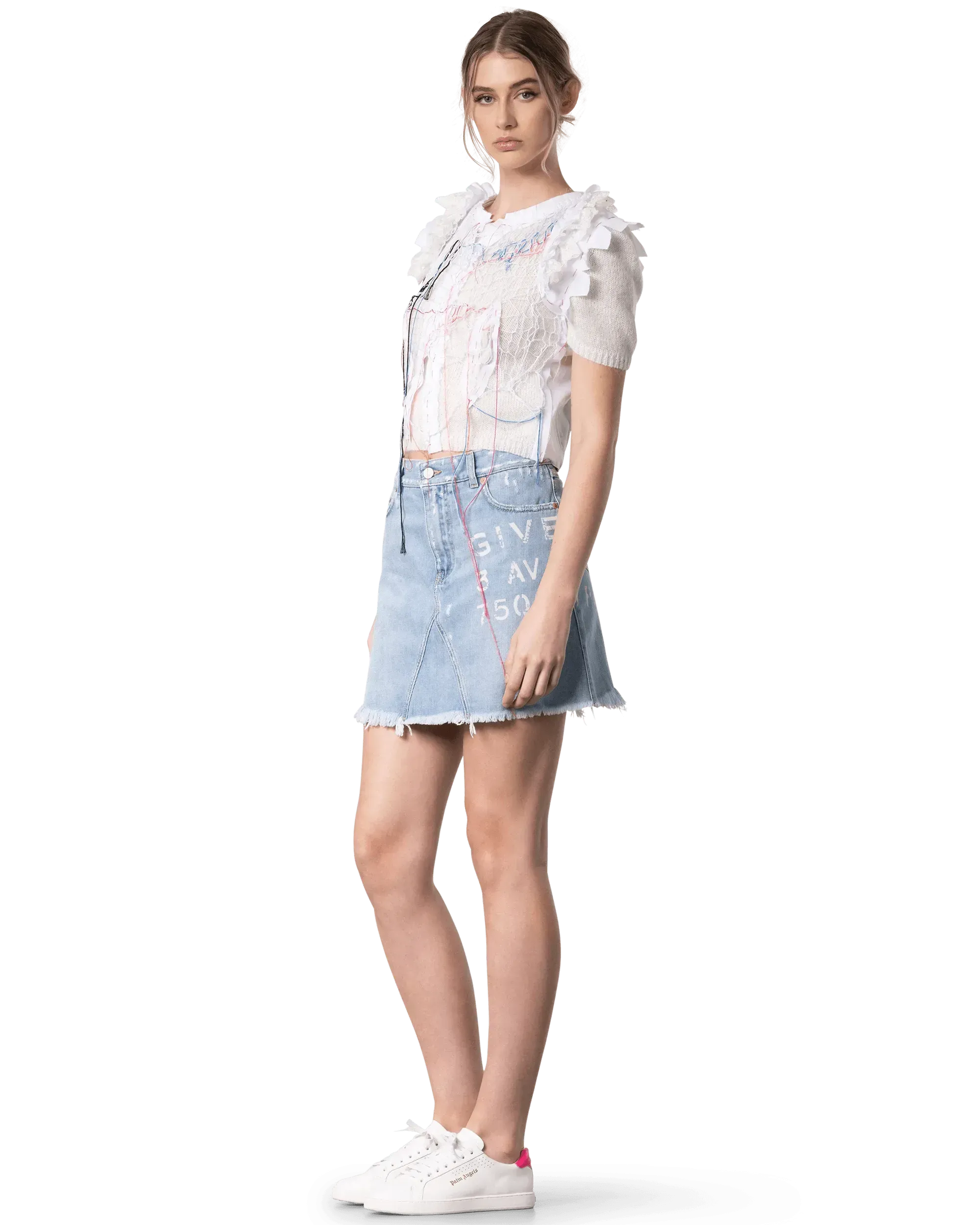 Stitched Thread Detail Top
