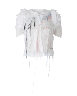 Stitched Thread Detail Top