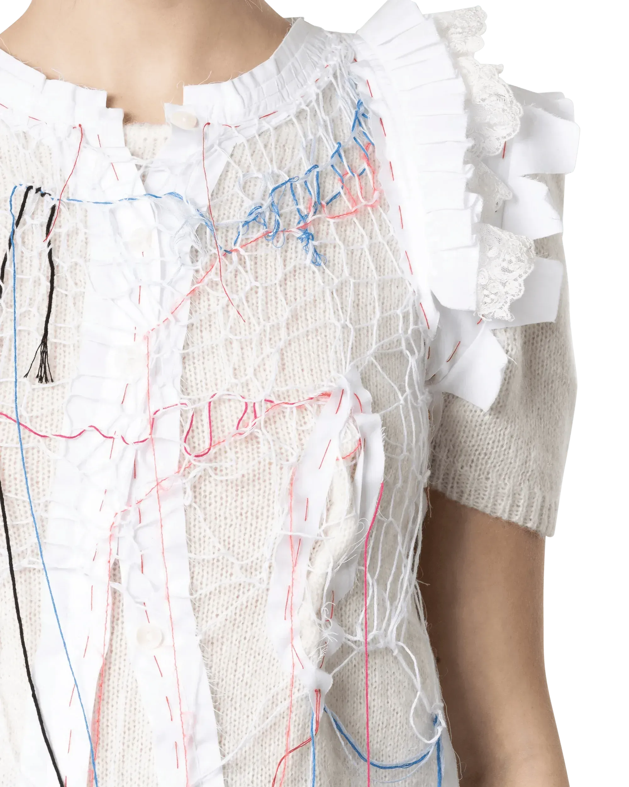 Stitched Thread Detail Top