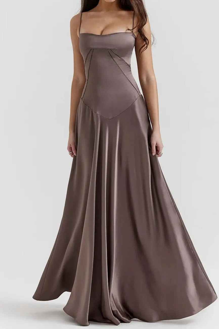 Summer Beach Backless Lace Hollow Out Evening Party Long Dresses