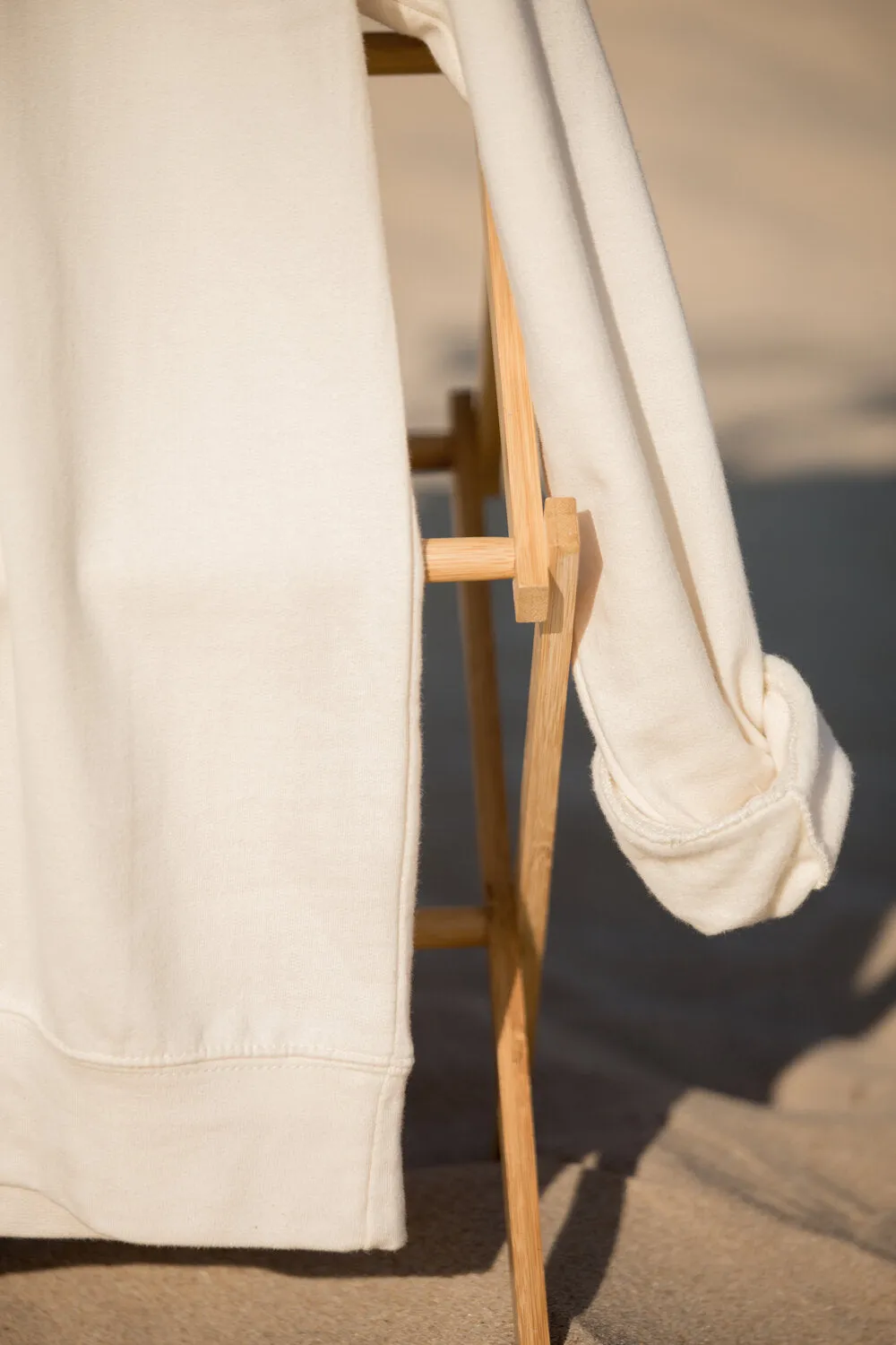 Tillie Crew - Vintage White w/Pause