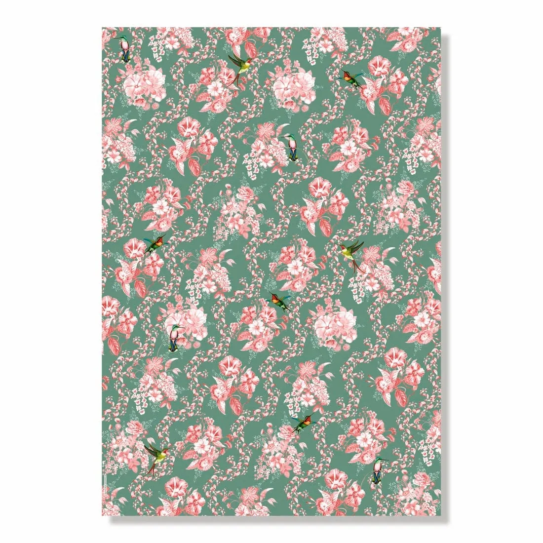 Toile de Jouy Floral Wrapping Paper Book