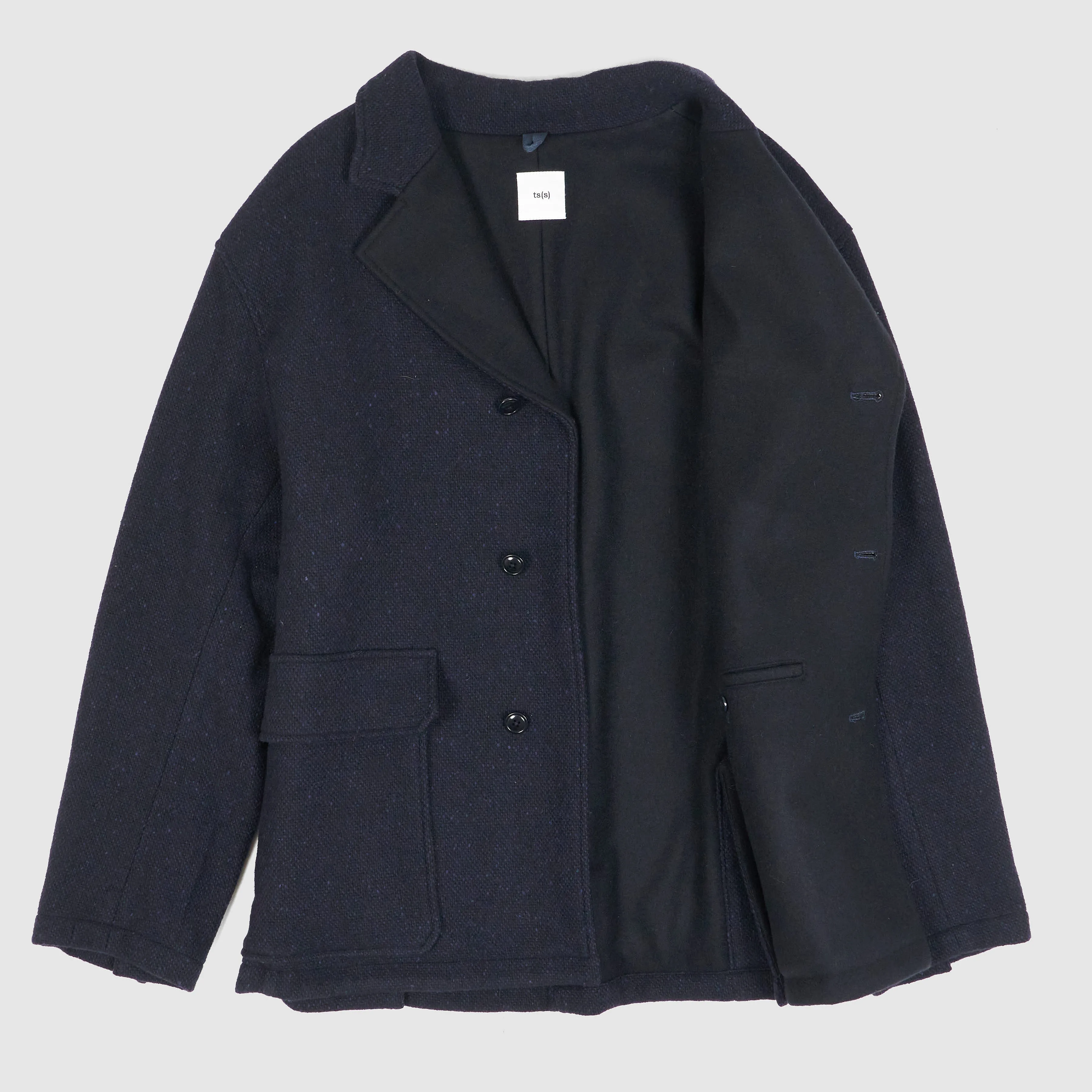 ts(s) Wool Buttoned Caban Jacket