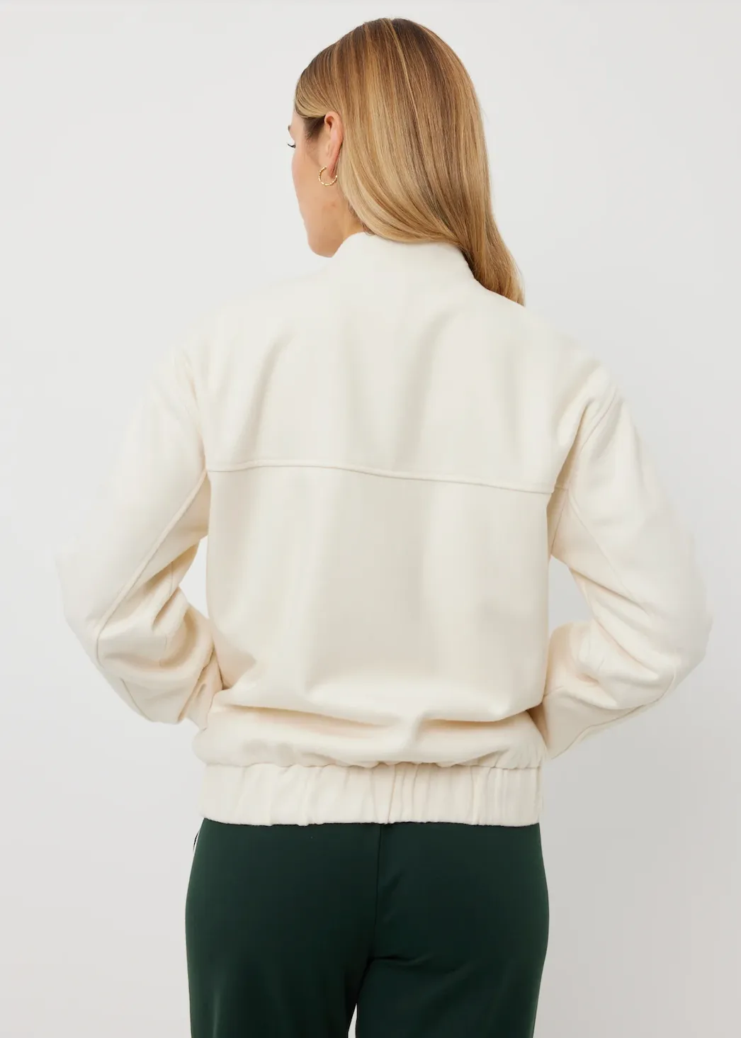 TUESDAY LABEL Anderson Bomber - Ivory Wool