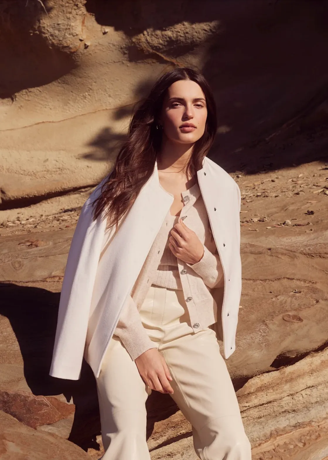 TUESDAY LABEL Anderson Bomber - Ivory Wool