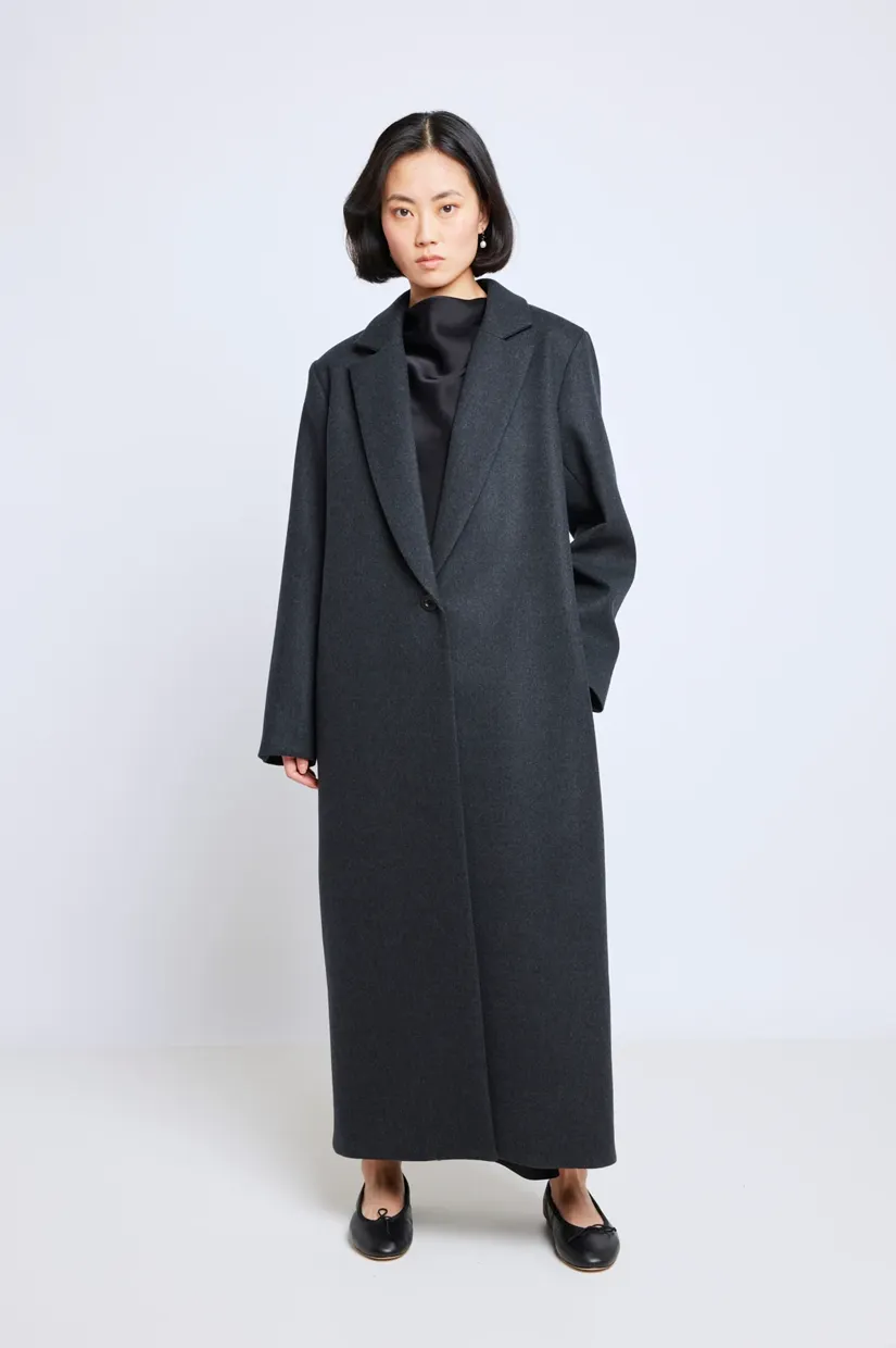Twenty Seven Names Challenge Accepted Coat - Charcoal