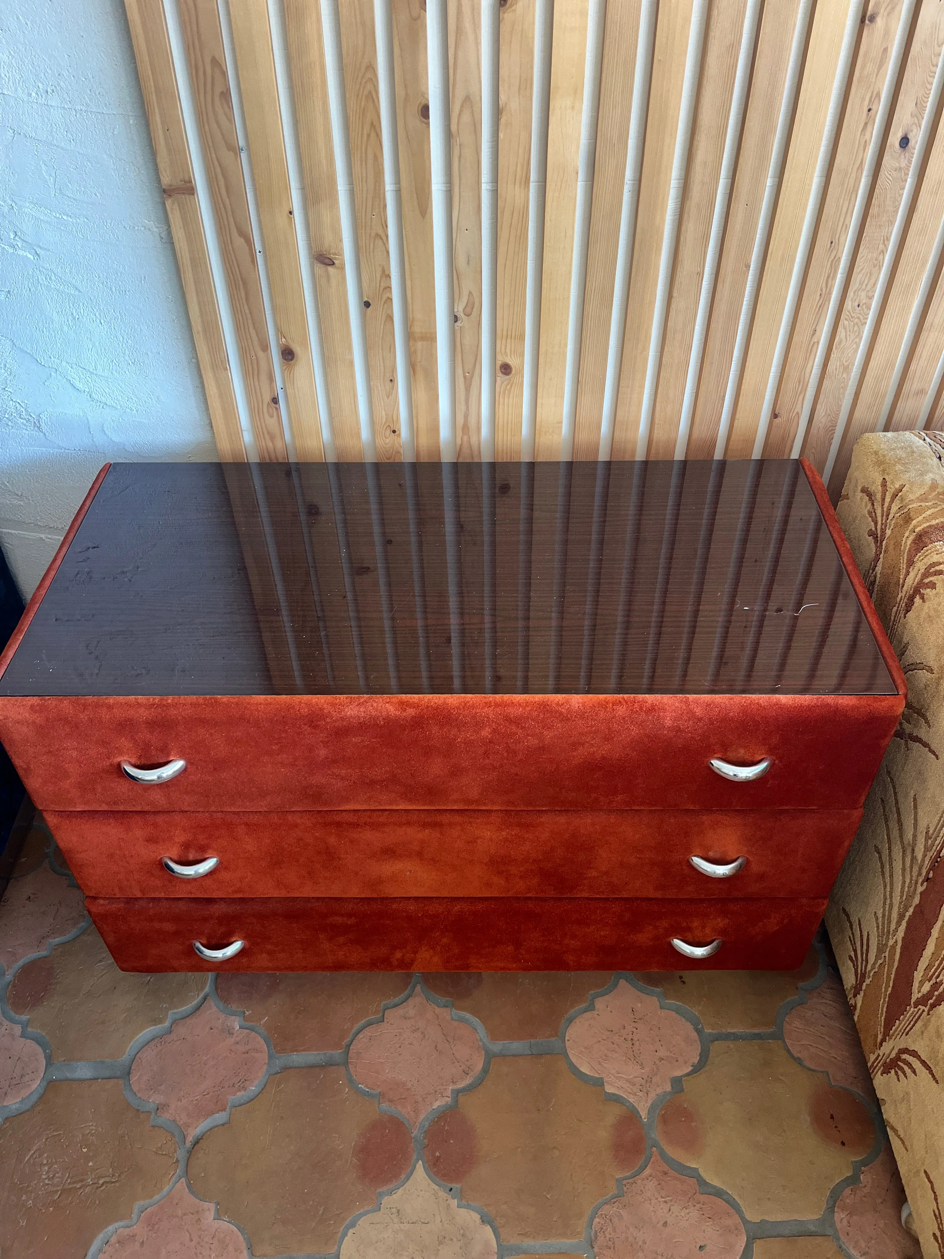 Verardo Vintage Suede Dresser