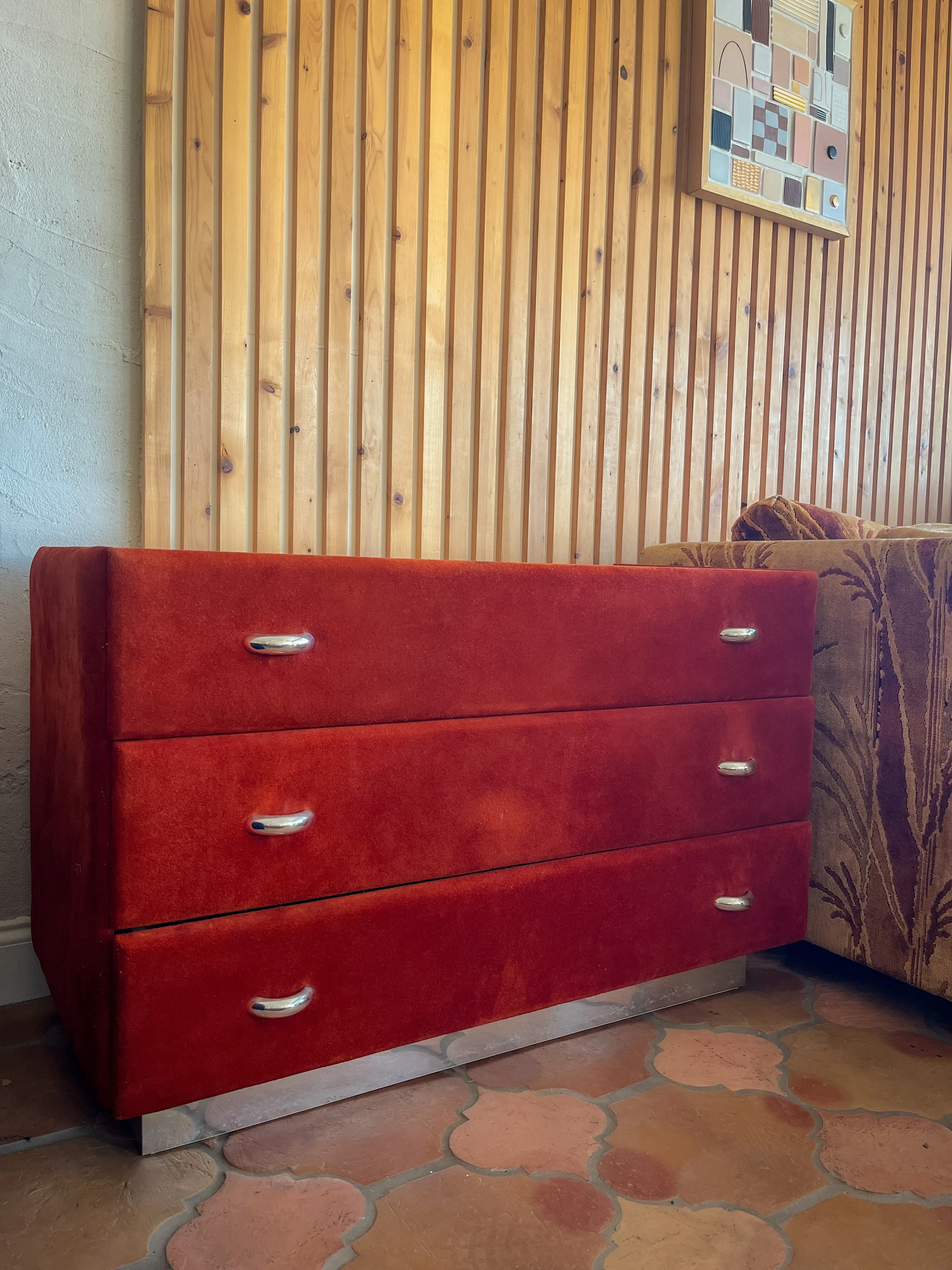 Verardo Vintage Suede Dresser