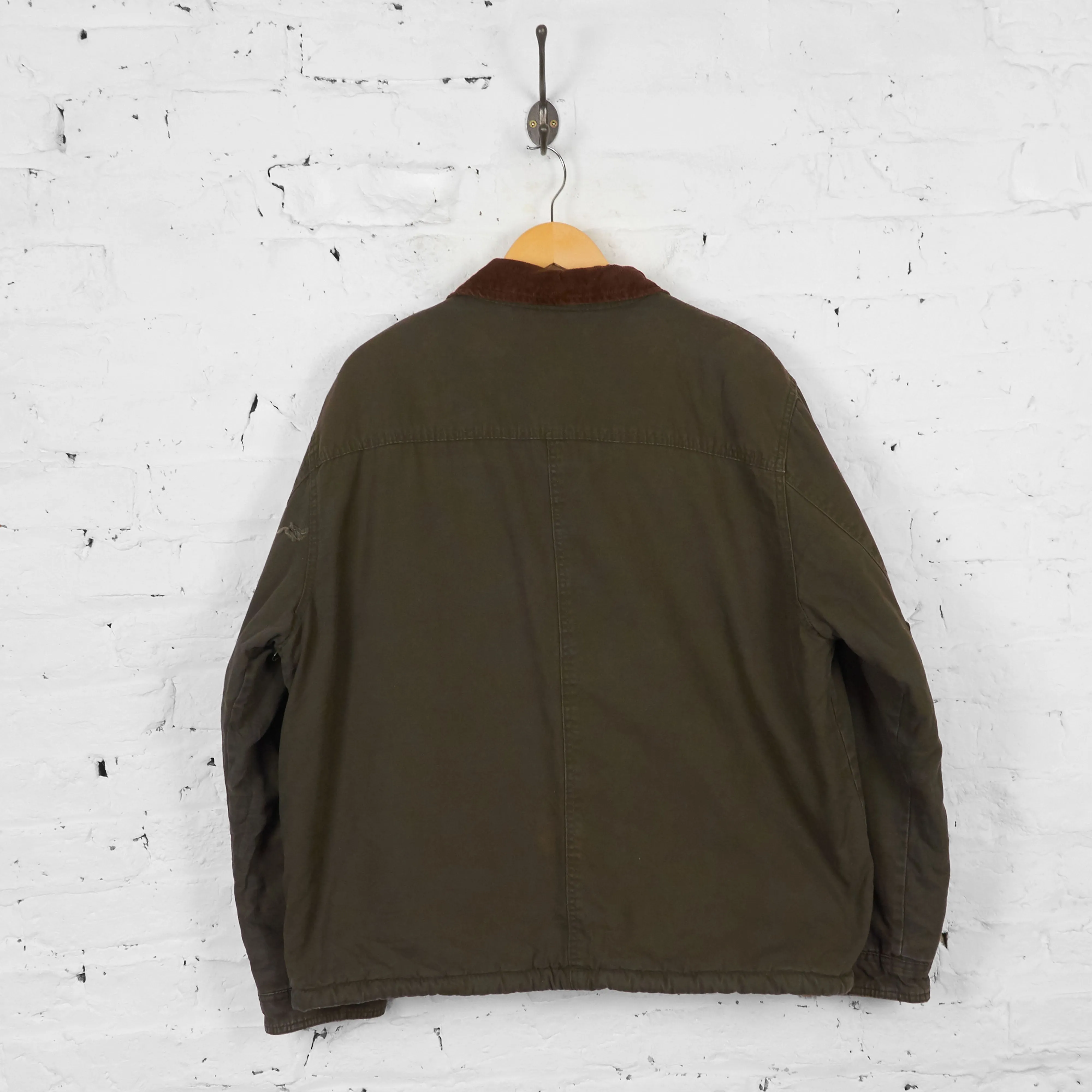 Vintage Collared Wrangler Jacket - Brown - XL