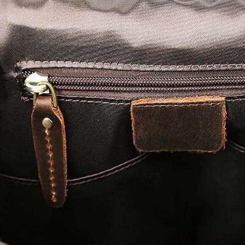 Vintage Leather Backpack