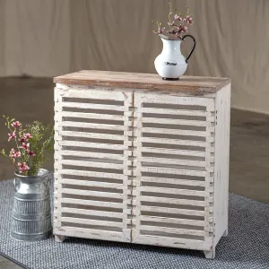 Vintage Shutter Cabinet