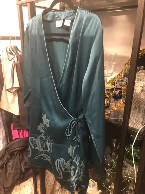 Vintage Wrap Dress, size L  #640