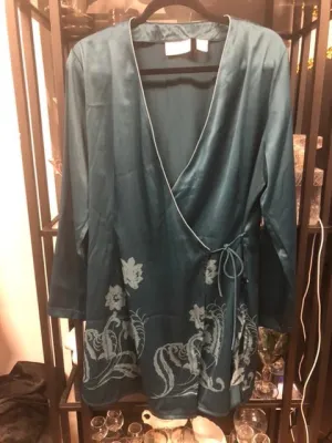 Vintage Wrap Dress, size L  #640