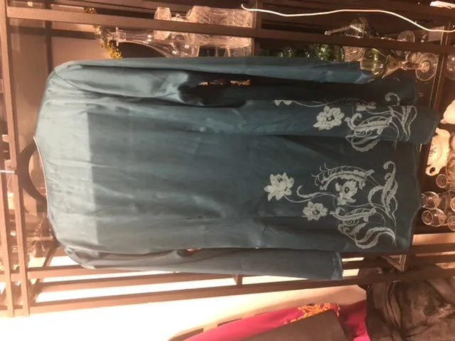 Vintage Wrap Dress, size L  #640