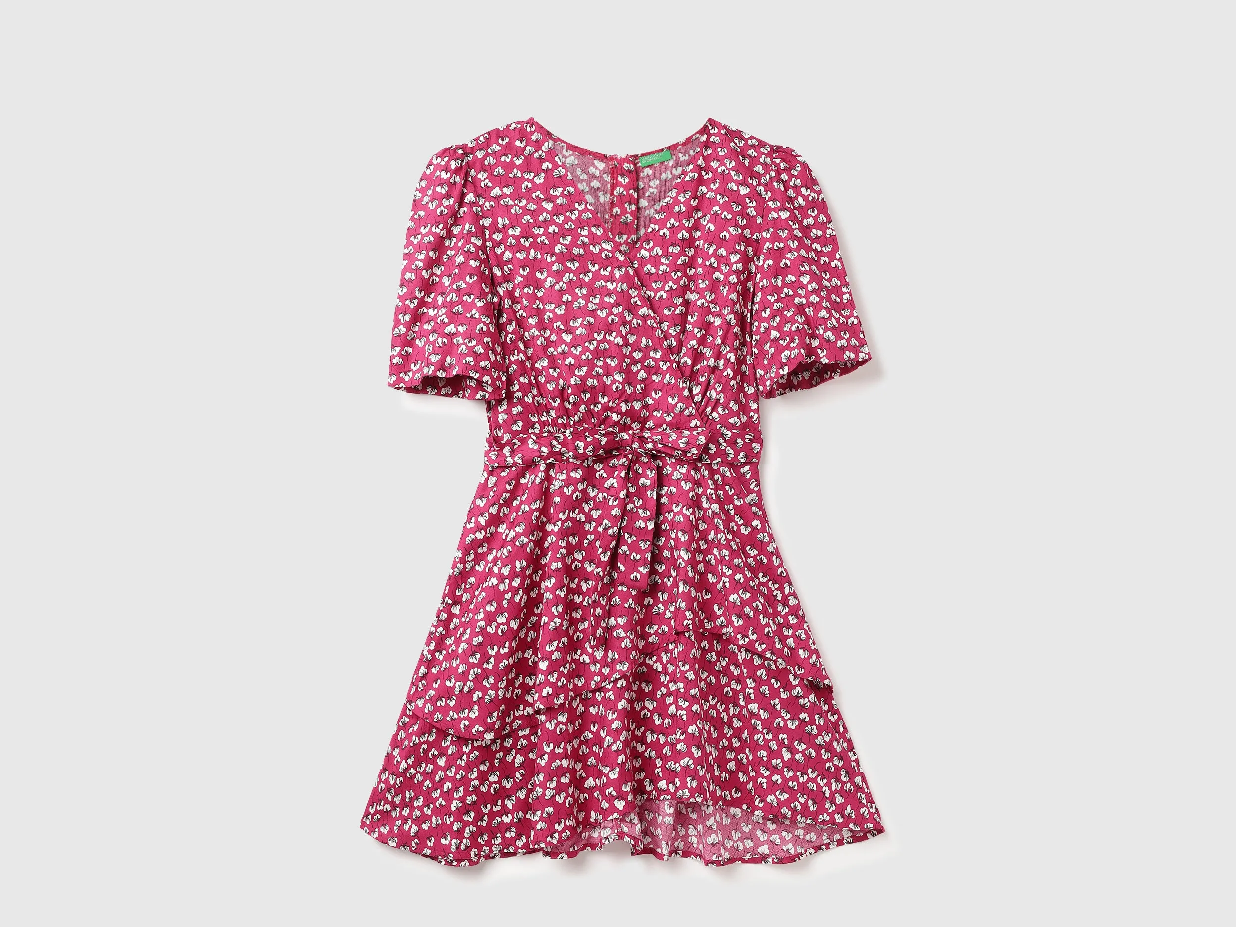 Viscose Printed V-Neck Women Dresses