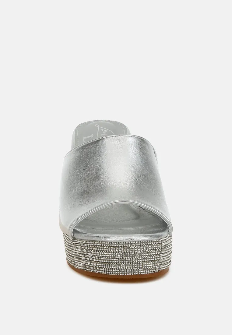 Wedge Heel Peep Toe Sandals By RAG