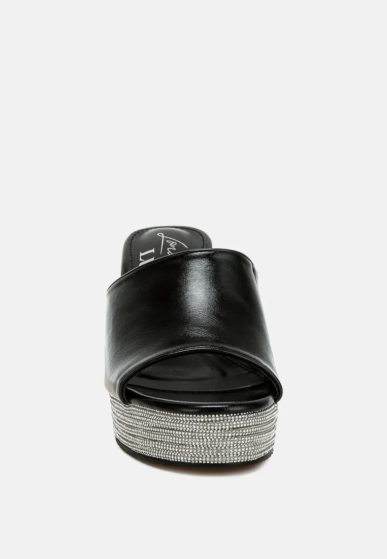Wedge Heel Peep Toe Sandals By RAG