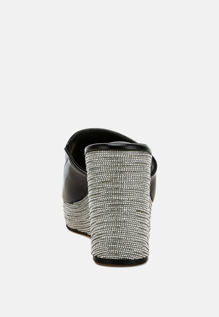 Wedge Heel Peep Toe Sandals By RAG