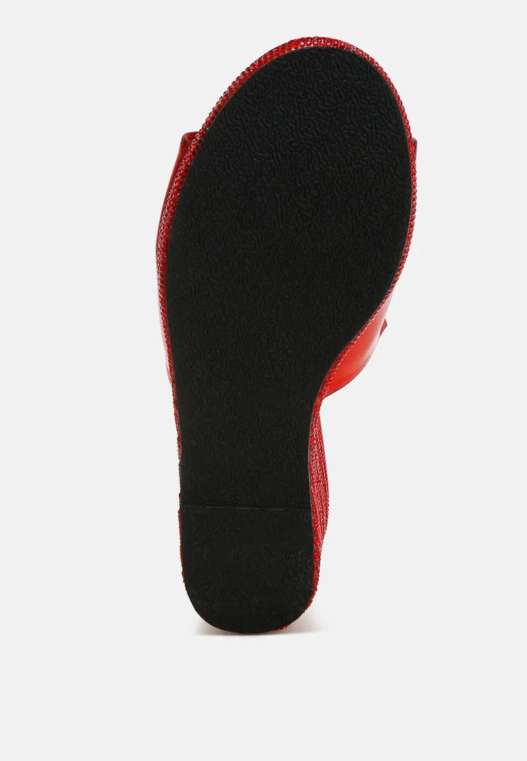Wedge Heel Peep Toe Sandals By RAG