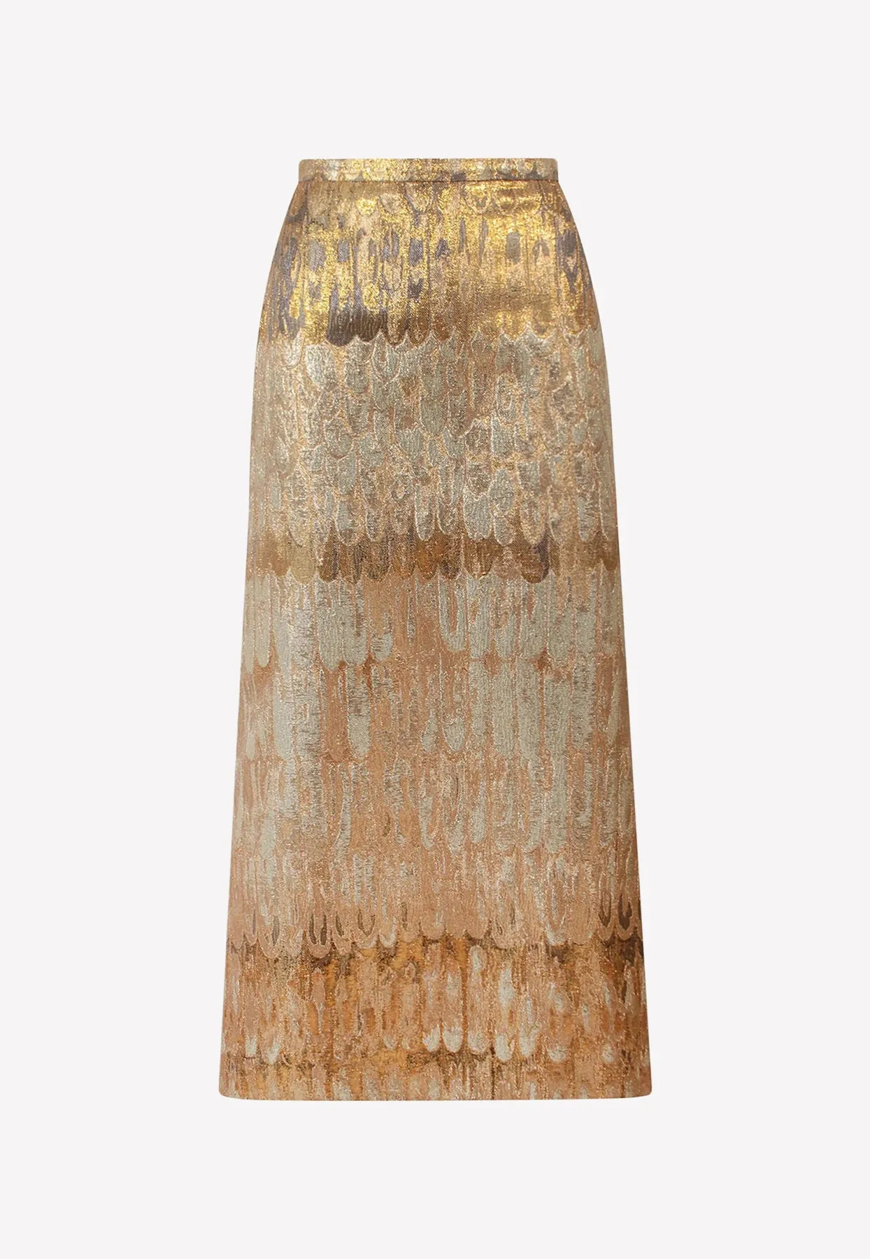 Wings Brocade Maxi Skirt
