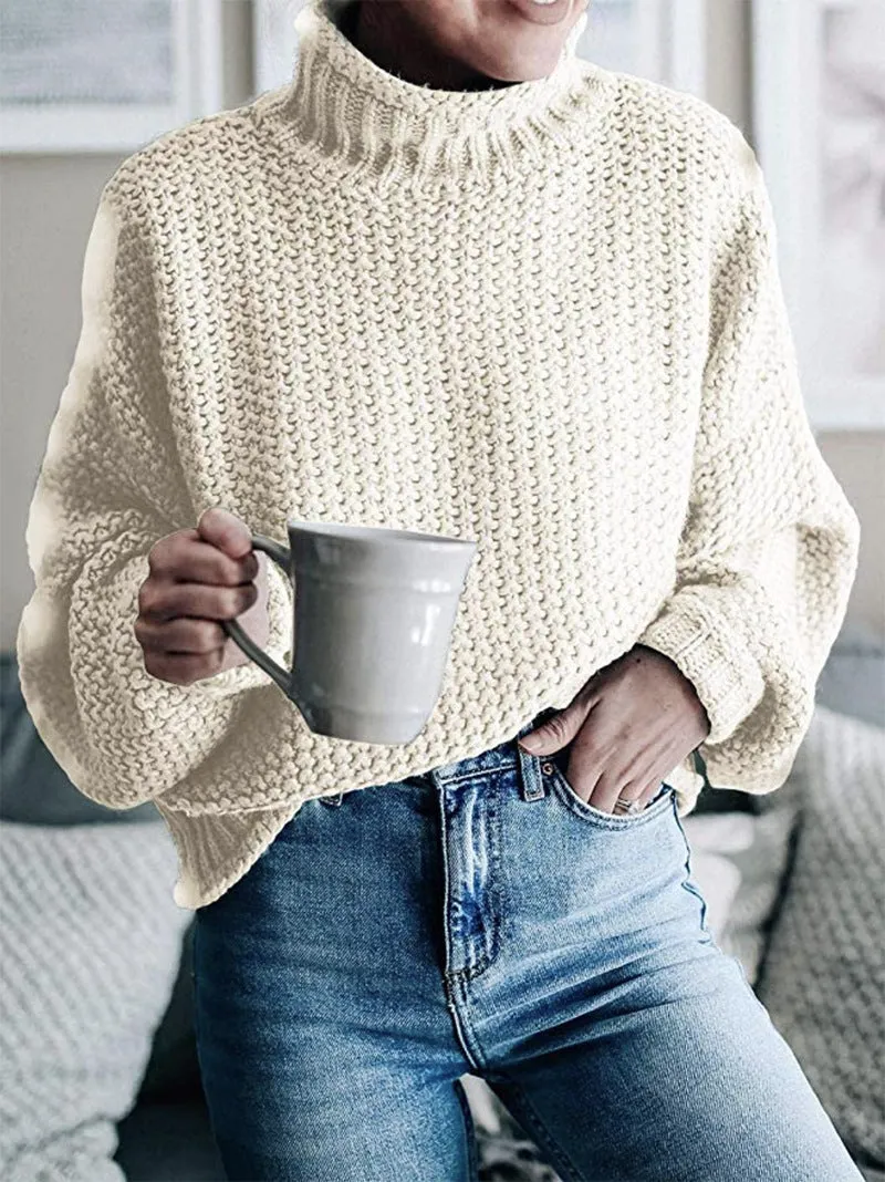 WOLFFMODE Ocean-Inspired Cable Knit Sweater