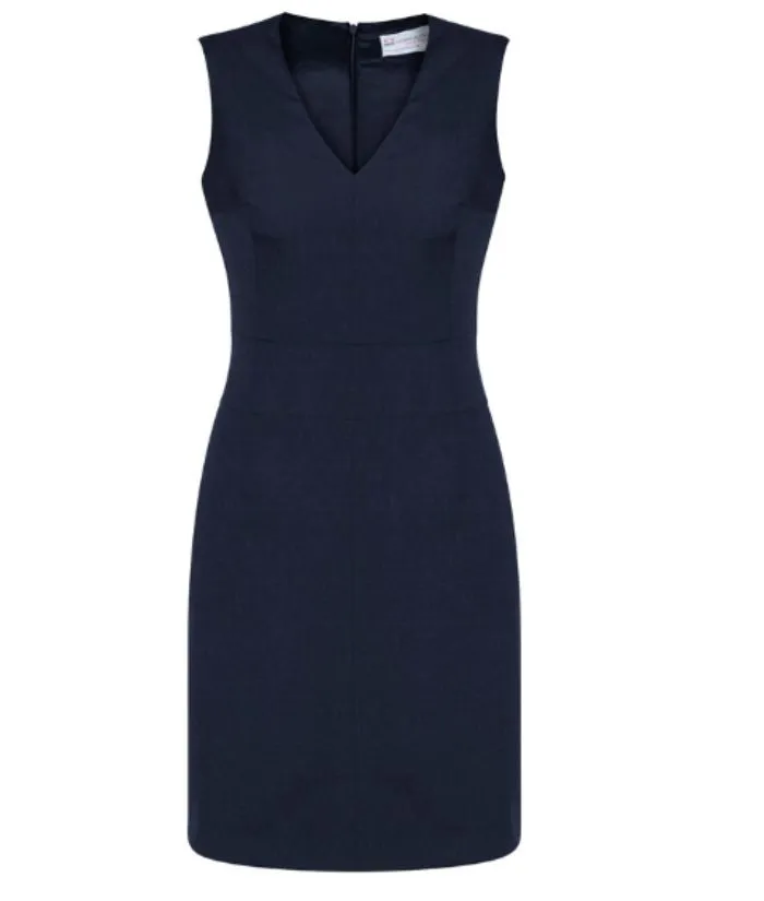 Women's Comfort Wool Stretch Sleeveless V-Neck Dress