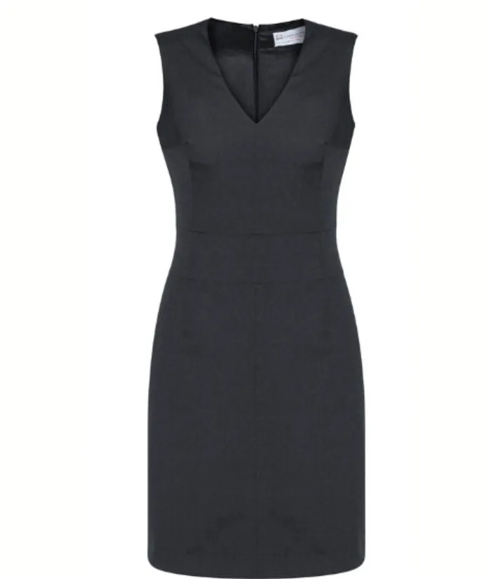 Women's Comfort Wool Stretch Sleeveless V-Neck Dress