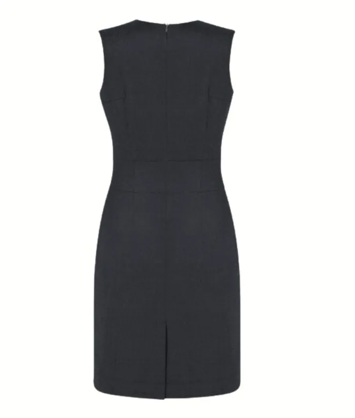 Women's Comfort Wool Stretch Sleeveless V-Neck Dress