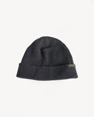 Wool Knit Watch Cap - Dark Charcoal