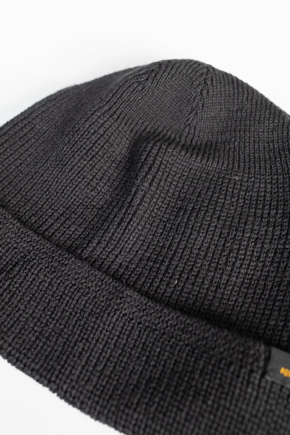 Wool Knit Watch Cap - Dark Charcoal
