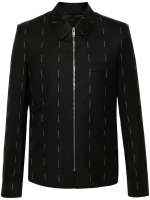 Wool zipped jacket