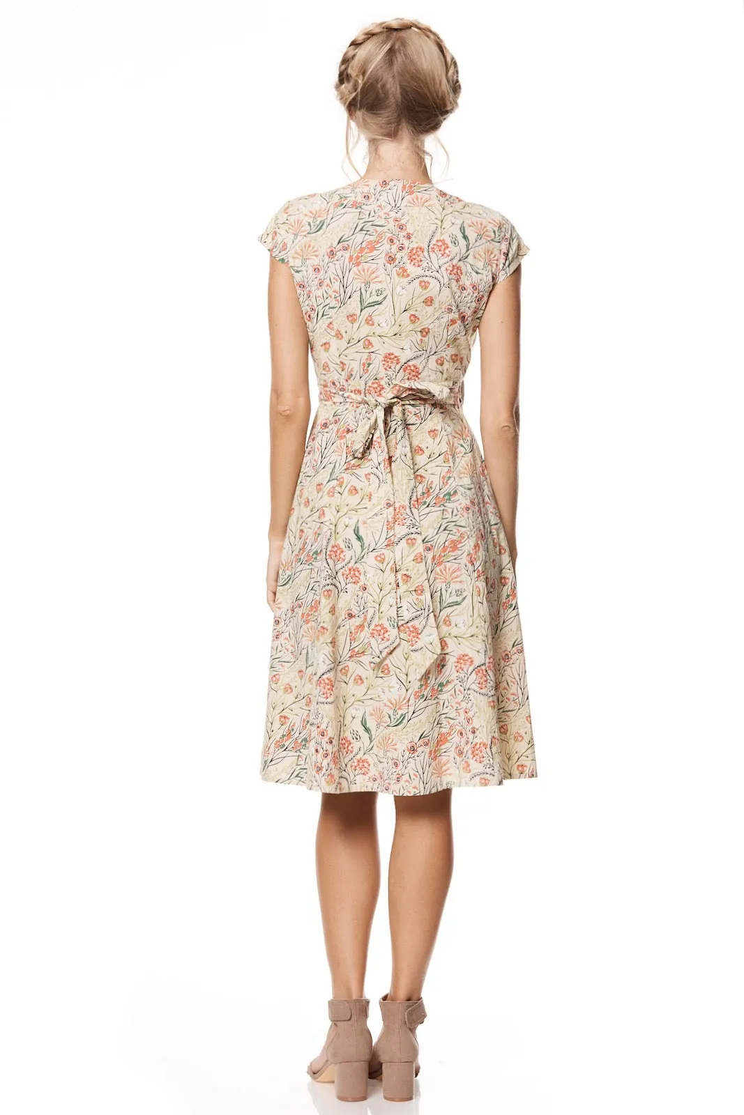 Wrap Dress - Coral