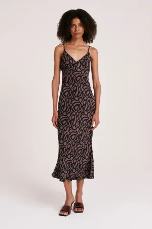Yves Cupro Slip Dress Goya